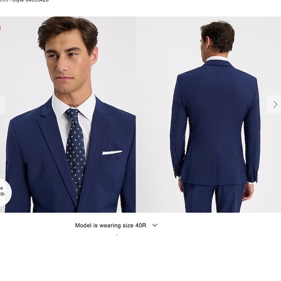 Express Men’s Three Piece Suit
Slim Blue Wool-Blend Washable Modern Tech Suit - Picture 1 of 8
